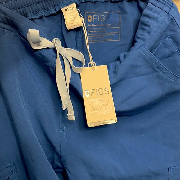 Figs yola skinny scrub pants • royal blue • size LT - Picture 2 of 2